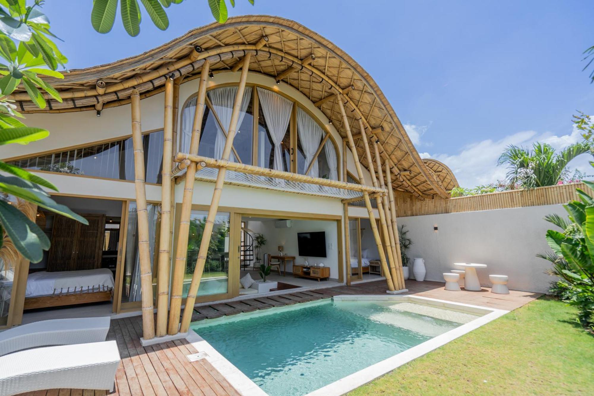 Villa Sunset Bamboo - 3Br Villa In Kerobokan Exteriér fotografie